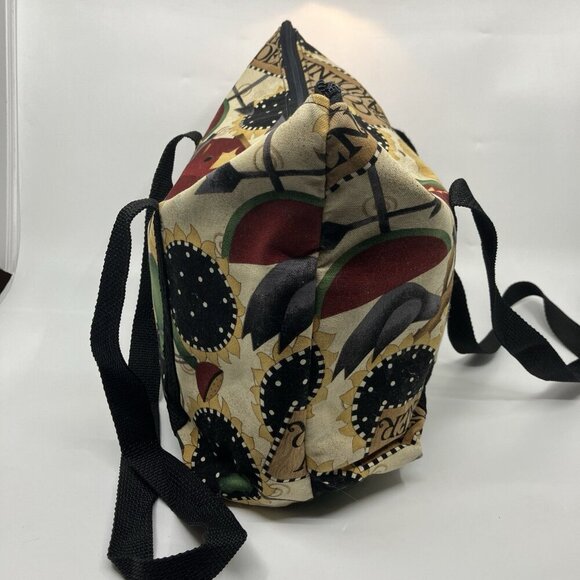 Vintage Moon Glow Shoulder Bag Handmade Sunflower Garden Granny Beehive - Picture 4 of 11